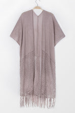 Charger l'image dans la galerie, Kimono ¨¤ ourlet ¨¤ franges
