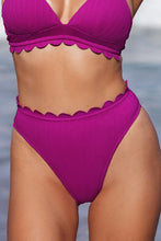 Charger l'image dans la galerie, Bas de bikini c?tel¨¦ festonn¨¦ ¨¤ hipster