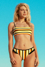 Charger l'image dans la galerie, Bikini bandeau ¨¤ rayures lumineuses maillot de bain
