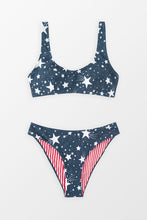 Charger l'image dans la galerie, Bikini bralette ¨¤ rayures ultra cheeky r¨¦versible