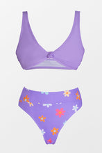 Charger l'image dans la galerie, Bikini bralette avec n?ud taille haute et effront¨¦