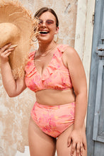 Charger l'image dans la galerie, Bikini bralette surplis ¨¤ volants et taille haute