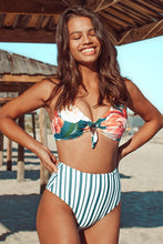 Charger l'image dans la galerie, Bas de bikini taille haute ¨¤ rayures