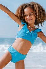 Charger l'image dans la galerie, Bikini fille ¨¤ volants et ¨¤ col scoop