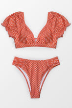 Charger l'image dans la galerie, Bikini r¨¦tro ¨¤ pois et col en V