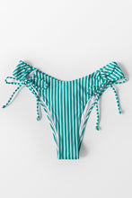 Charger l'image dans la galerie, Bas de bikini ¨¤ rayures bleues lat¨¦rales
