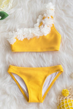 Charger l'image dans la galerie, Bikini jaune vif pour toutes petites filles et filles