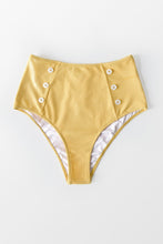 Charger l'image dans la galerie, Bas de bikini taille haute boutonn¨¦ jaune