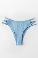 Charger l'image dans la galerie, Bas de bikini bleu ¨¤ bretelles