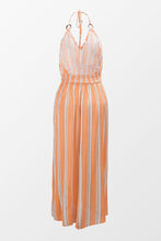 Charger l'image dans la galerie, Robe halter ray¨¦e