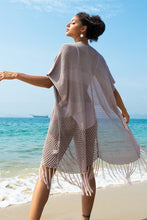 Charger l'image dans la galerie, Kimono ¨¤ ourlet ¨¤ franges