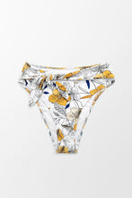 Charger l'image dans la galerie, Bas de bikini blanc ¨¤ d¨¦coupes nou¨¦ ¨¤ fleurs