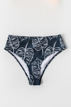 Charger l'image dans la galerie, Bas de bikini taille haute imprim¨¦ palme