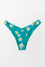 Charger l'image dans la galerie, Bas de bikini taille basse imprim¨¦ floral aqua