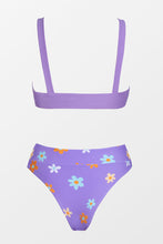 Charger l'image dans la galerie, Bikini bralette avec n?ud taille haute et effront¨¦