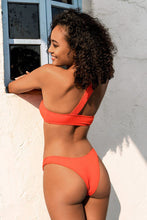 Charger l'image dans la galerie, Bikini orange ¨¤ une ¨¦paule avec joint torique