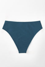 Charger l'image dans la galerie, Bas de bikini ¨¤ taille moyenne sarcelle