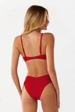 Charger l'image dans la galerie, Bikini bandeau taille moyenne rouge