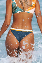 Charger l'image dans la galerie, Bas de bikini ¨¤ bordure blanche et orange