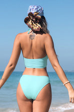 Charger l'image dans la galerie, Bikini classique bralette ¨¤ d¨¦coupe hipster ¨¤ cordon de serrage ¨¤ glissi¨¨re
