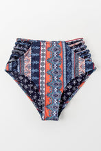 Charger l'image dans la galerie, Bas de bikini ¨¤ taille haute imprim¨¦ boho