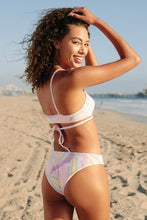 Charger l'image dans la galerie, Bikini imprim¨¦ abstrait ¨¤ nouer au dos