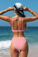 Charger l'image dans la galerie, Bikini couleur unie ¨¤ lani¨¨res
