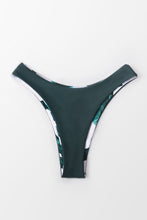 Charger l'image dans la galerie, Bas de bikini ¨¦chancr¨¦ r¨¦versible imprim¨¦ feuilles