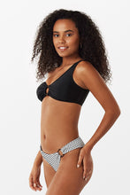 Charger l'image dans la galerie, Bikini asym¨¦trique ¨¤ rayures avec anneaux