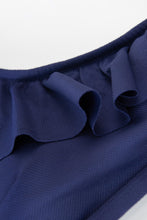 Charger l'image dans la galerie, Bikini ray¨¦ ¨¤ une ¨¦paule ¨¤ volants