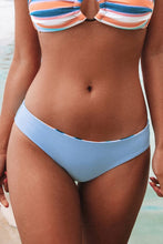 Charger l'image dans la galerie, Bas de bikini taille basse r¨¦versible ¨¤ rayures