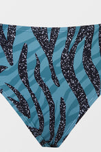 Charger l'image dans la galerie, Bikini hipster ruch¨¦ avec bralette scintillante et torsad¨¦e sur le devant