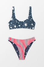 Charger l'image dans la galerie, Bikini bralette ¨¤ rayures ultra cheeky r¨¦versible