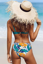 Charger l'image dans la galerie, Bas de bikini ¨¤ imprim¨¦ floral et feuilles