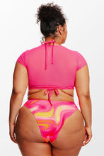 Charger l'image dans la galerie, Bikini grande taille triangle en mesh et cheeky