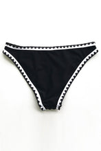 Charger l'image dans la galerie, Bas de bikini ¨¤ crochet noir et blanc