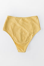 Charger l'image dans la galerie, Bas de bikini taille haute boutonn¨¦ jaune