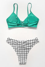 Charger l'image dans la galerie, Bas de bikini ¨¦chancr¨¦ ¨¤ motif vichy