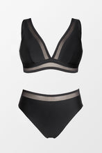 Charger l'image dans la galerie, Bikini grande taille ¨¤ col en V et hipster taille haute