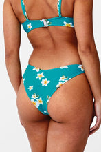 Charger l'image dans la galerie, Bas de bikini taille basse imprim¨¦ floral aqua