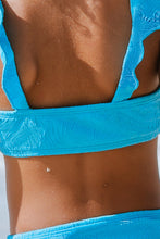 Charger l'image dans la galerie, Bikini fille ¨¤ volants et ¨¤ col scoop