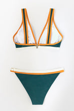 Charger l'image dans la galerie, Bas de bikini ¨¤ bordure blanche et orange