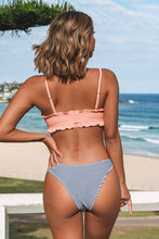 Charger l'image dans la galerie, Bas de bikini taille basse ¨¤ imprim¨¦ rayures