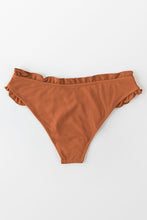Charger l'image dans la galerie, Bas de bikini ¨¤ volants caramel