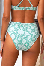 Charger l'image dans la galerie, Bas de bikini taille haute fleuri