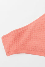 Charger l'image dans la galerie, Bas de bikini taille haute textur¨¦ rose