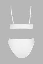 Charger l'image dans la galerie, Bikini hipster taille basse avec bralette c?tel¨¦e ¨¤ bandes