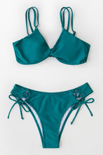 Charger l'image dans la galerie, Bas de bikini ¨¤ lacets bleu