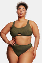 Charger l'image dans la galerie, Bikini grande taille bralette nervur¨¦ avec trou de serrure