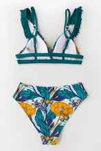 Charger l'image dans la galerie, Bas de bikini ¨¤ imprim¨¦ floral et feuilles